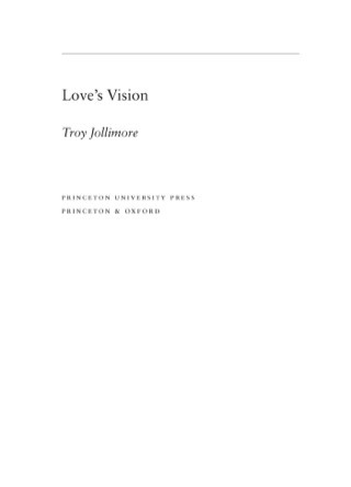 Imagen de portada: Love's Vision 9780691148724