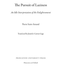 Cover image: The Pursuit of Laziness 9780691149271