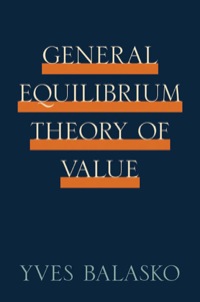 Imagen de portada: General Equilibrium Theory of Value 9780691146799