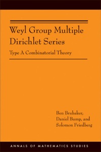 Titelbild: Weyl Group Multiple Dirichlet Series 9780691150659