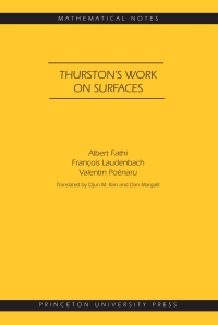 表紙画像: Thurston's Work on Surfaces (MN-48) 9780691147352
