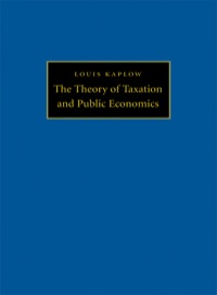 Cover image: The Theory of Taxation and Public Economics 9780691148212