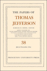 Cover image: The Papers of Thomas Jefferson, Volume 38 9780691153230