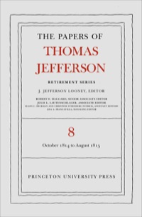 Cover image: The Papers of Thomas Jefferson, Retirement Series, Volume 8 9780691153186
