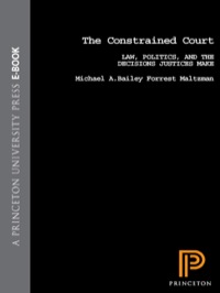 Cover image: The Constrained Court 9780691151045