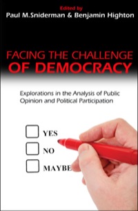 Omslagafbeelding: Facing the Challenge of Democracy 9780691151106