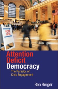 صورة الغلاف: Attention Deficit Democracy 9780691144689