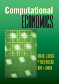 Imagen de portada: Computational Economics 9780691125497