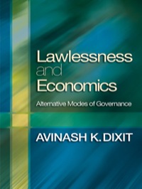 Cover image: Lawlessness and Economics 9780691130347
