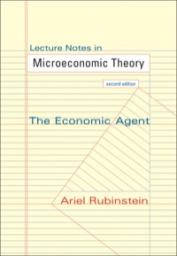 Cover image: Lecture Notes in Microeconomic Theory 2nd edition 9780691154138