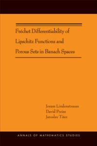 Imagen de portada: Fréchet Differentiability of Lipschitz Functions and Porous Sets in Banach Spaces (AM-179) 9780691153551