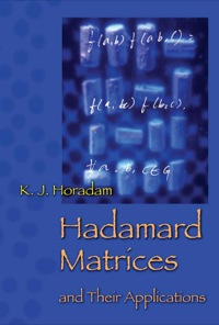 صورة الغلاف: Hadamard Matrices and Their Applications 9780691119212