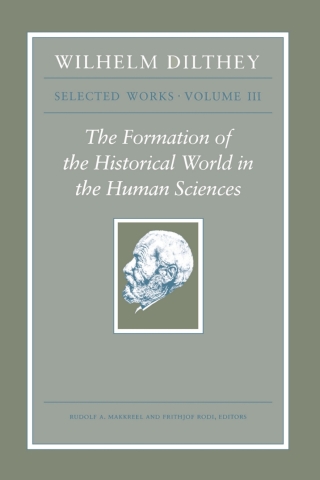 Imagen de portada: Wilhelm Dilthey: Selected Works, Volume III 9780691096698