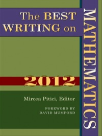 Cover image: The Best Writing on Mathematics 2012 9780691156552