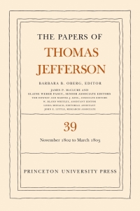 Cover image: The Papers of Thomas Jefferson, Volume 39 9780691156712