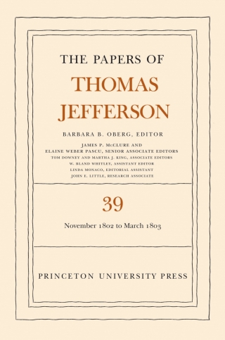 Immagine di copertina: The Papers of Thomas Jefferson, Volume 39 9780691156712