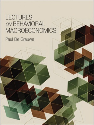 Cover image: Lectures on Behavioral Macroeconomics 9780691147390