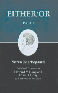 صورة الغلاف: Kierkegaard's Writing, III, Part I 9780691020419