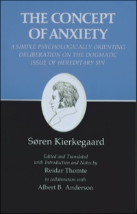 Imagen de portada: Concept of Anxiety: A Simple Psychologically Orienting Deliberation on the Dogmatic Issue of Hereditary Sin 9780691020112