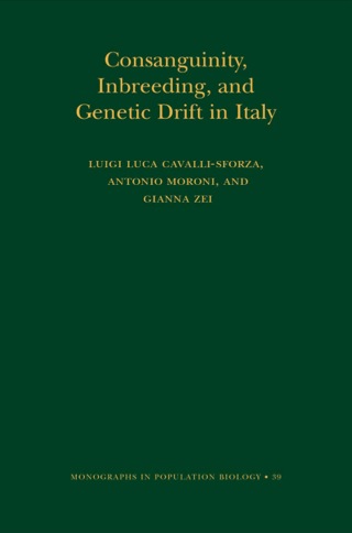 Cover image: Consanguinity, Inbreeding, and Genetic Drift in Italy 9780691089911