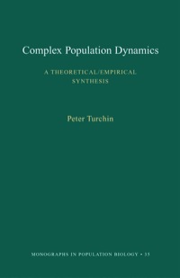 Cover image: Complex Population Dynamics 9780691090207