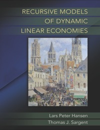 Titelbild: Recursive Models of Dynamic Linear Economies 9780691180731