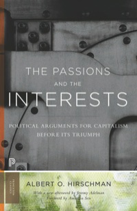 Imagen de portada: The Passions and the Interests 9780691160252