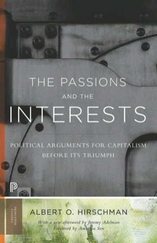 Omslagafbeelding: The Passions and the Interests 9780691160252