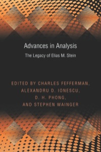 Cover image: Advances in Analysis 9780691159416