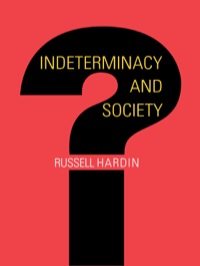 Cover image: Indeterminacy and Society 9780691091761
