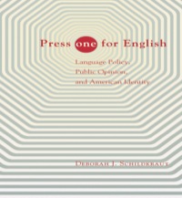 Cover image: Press "ONE" for English 9780691118147