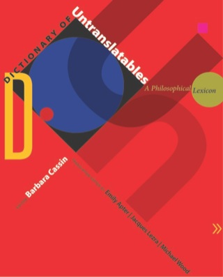 Cover image: Dictionary of Untranslatables 9780691138701