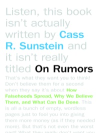 Cover image: On Rumors 9780691162508