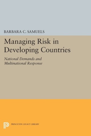 Cover image: Managing Risk in Developing Countries 9780691609270