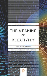 Cover image: The Meaning of Relativity 5th edition 9780691080079