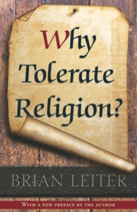 Cover image: Why Tolerate Religion? 9780691163543
