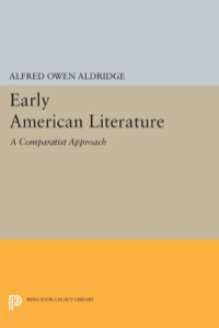 Omslagafbeelding: Early American Literature 9780691641805