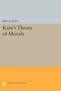 Titelbild: Kant's Theory of Morals 9780691020068
