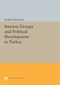 Cover image: Interest Groups and Political Development in Turkey 9780691076539