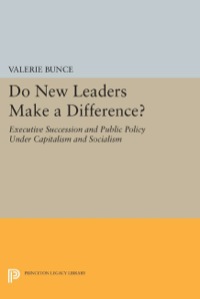 Cover image: Do New Leaders Make a Difference? 9780691076317