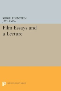 Titelbild: Film Essays and a Lecture 9780691642000
