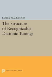 Immagine di copertina: The Structure of Recognizable Diatonic Tunings 9780691610887