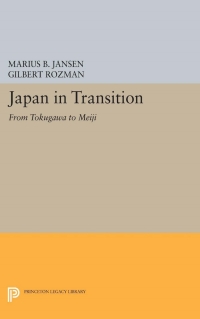 Cover image: Japan in Transition 9780691102450