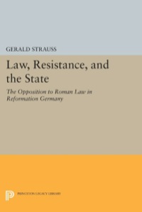 Imagen de portada: Law, Resistance, and the State 9780691054698