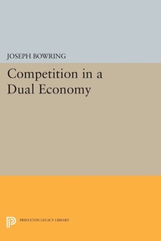 Cover image: Competition in a Dual Economy 9780691042343