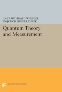 Cover image: Quantum Theory and Measurement 9780691083155