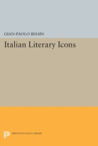 表紙画像: Italian Literary Icons 9780691639758