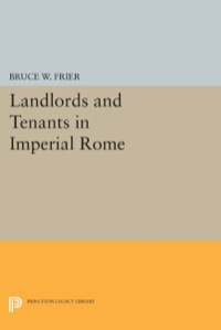 Cover image: Landlords and Tenants in Imperial Rome 9780691615707