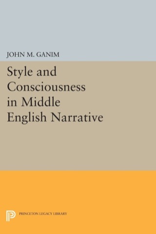 Imagen de portada: Style and Consciousness in Middle English Narrative 9780691613116