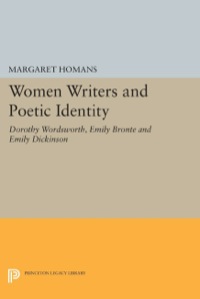 Imagen de portada: Women Writers and Poetic Identity 9780691064406